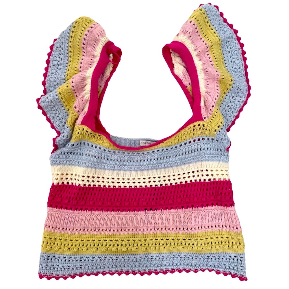 SINCERELY JULES crochet top